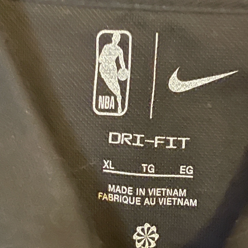 NBA Black Polo Shirt with Red Logo - Picture 3 of 6